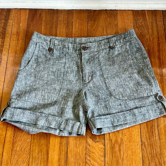 Patagonia Hemp & Cotton Blend Shorts– Women’s Size 6 – Lightweight Heather Gray - Picture 1 of 10